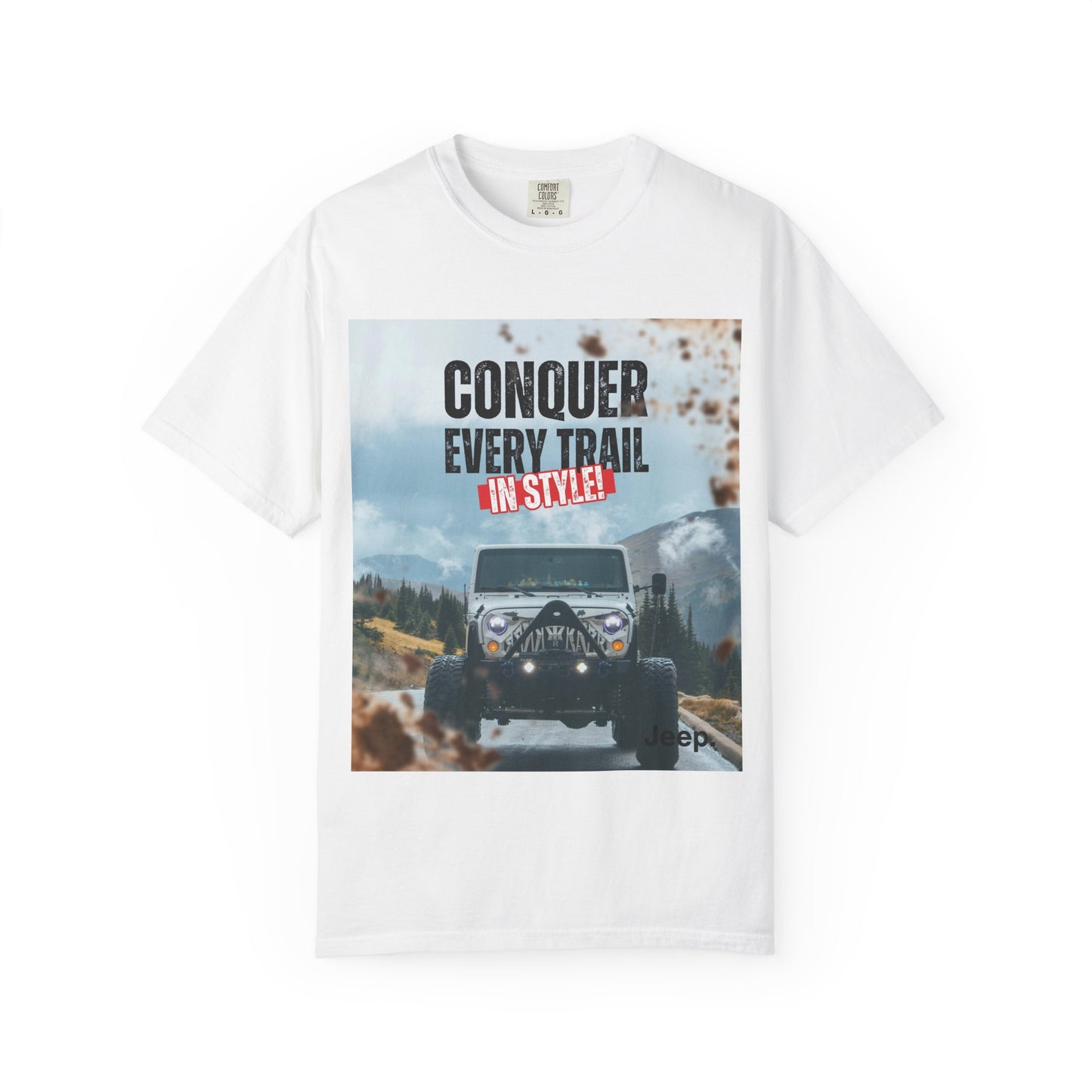 Custom Jeep Photo on Quality Cotton Tees